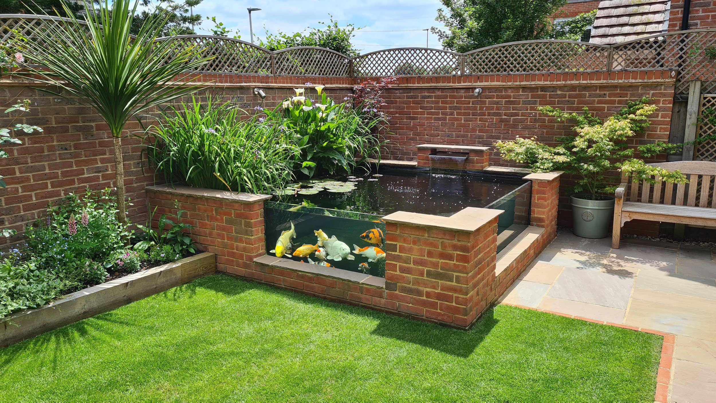 Pond Installation in Dorset by P&D Landscapes